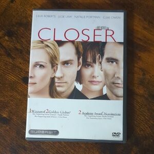 3/$15 💿 Closer DVD